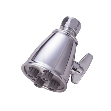 Shower Head, Polished Chrome, Wall Mount